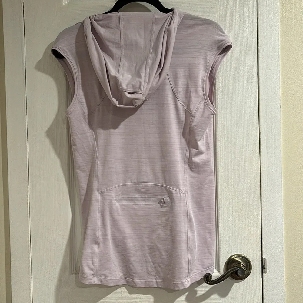 Athleta Purple Hoodie Tank - Picture 4 of 6